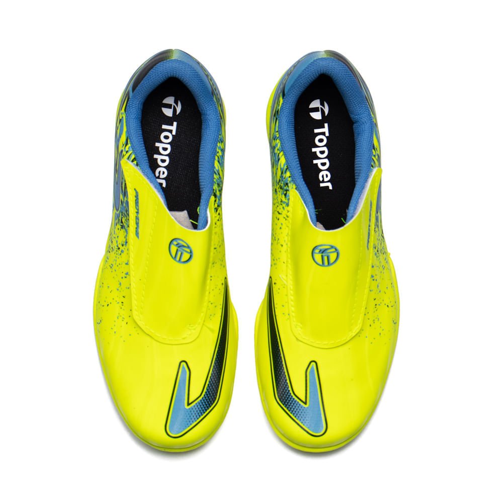 Chuteira Futsal Topper Provoke II Amarelo/azul Amarelo/Azul 4