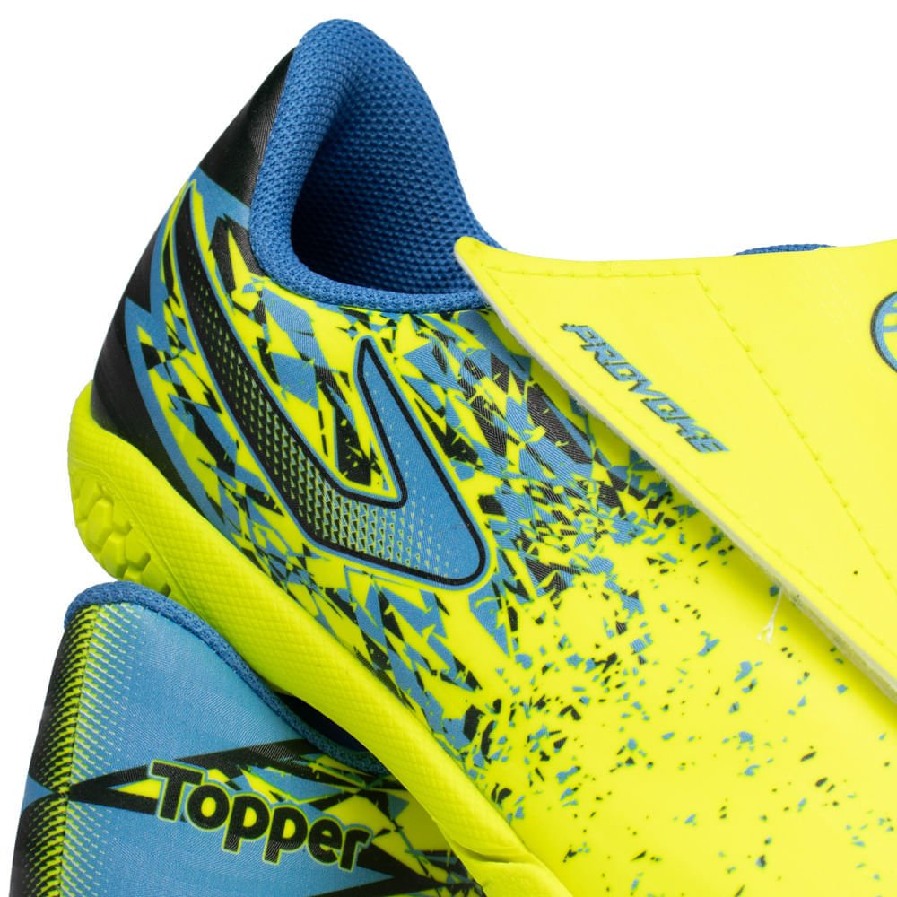 Chuteira Futsal Topper Provoke II Amarelo/azul Amarelo/Azul 5