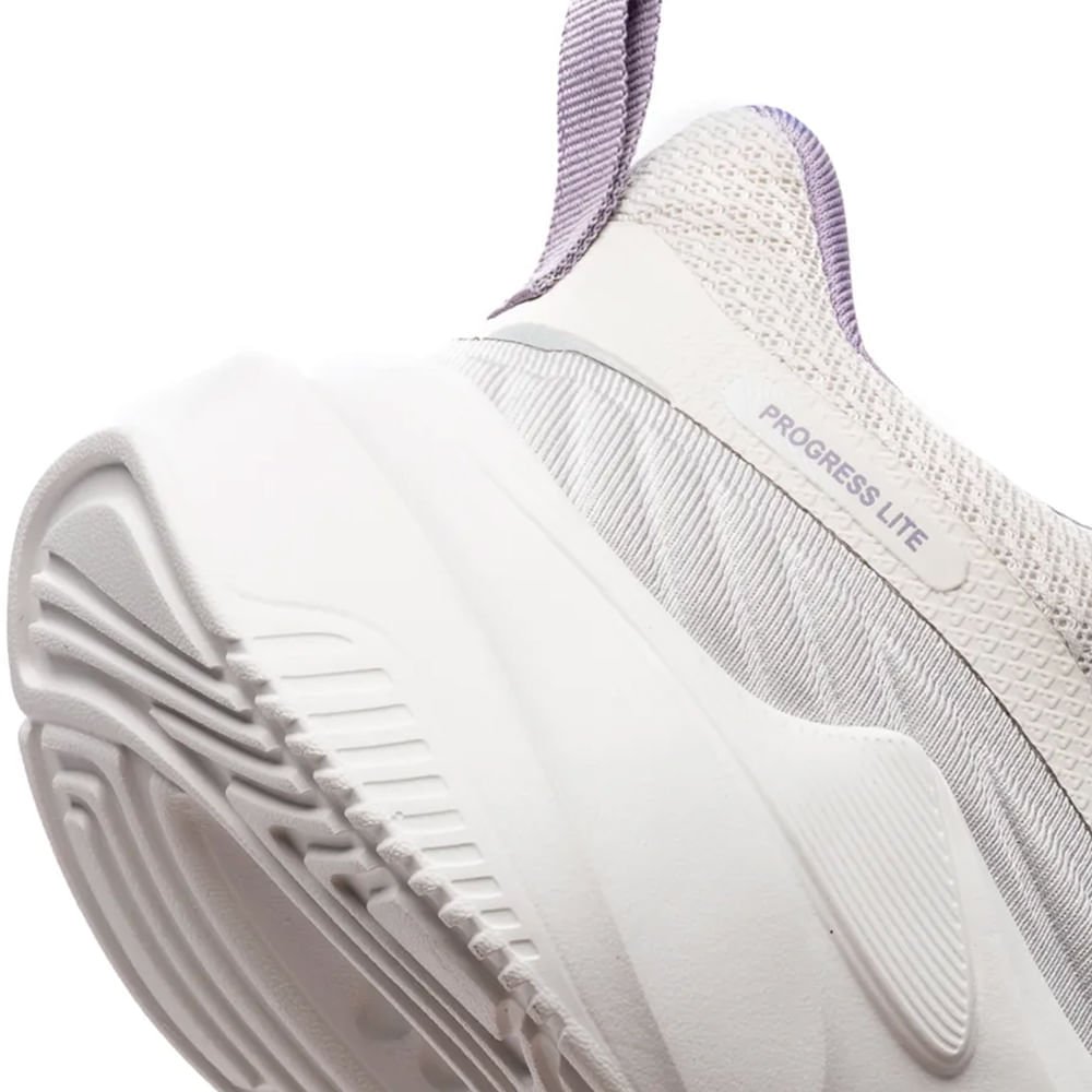 Tênis Feminino Fila Progress Lite Branco/prata Branco/Prata 5
