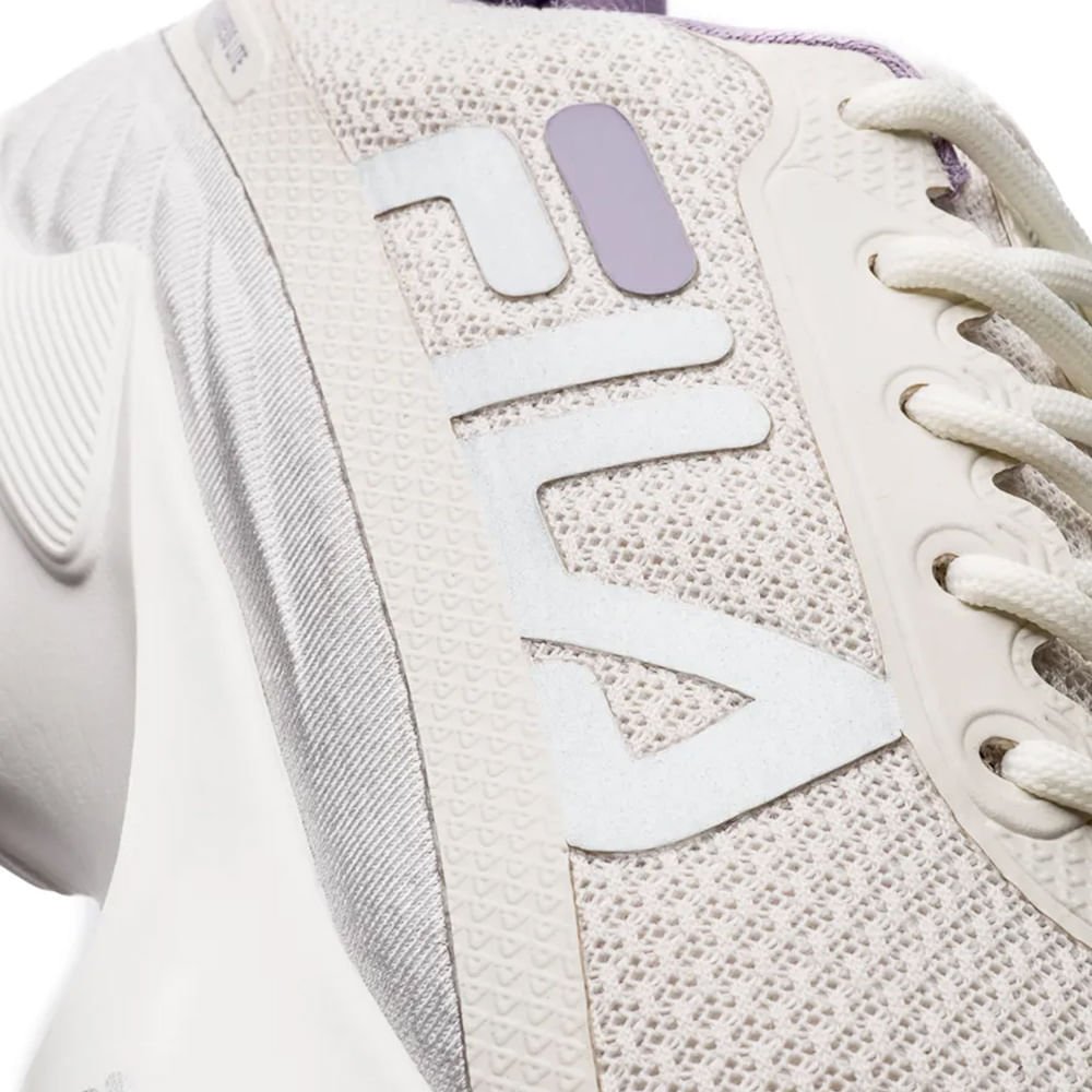 Tênis Feminino Fila Progress Lite Branco/prata Branco/Prata 6