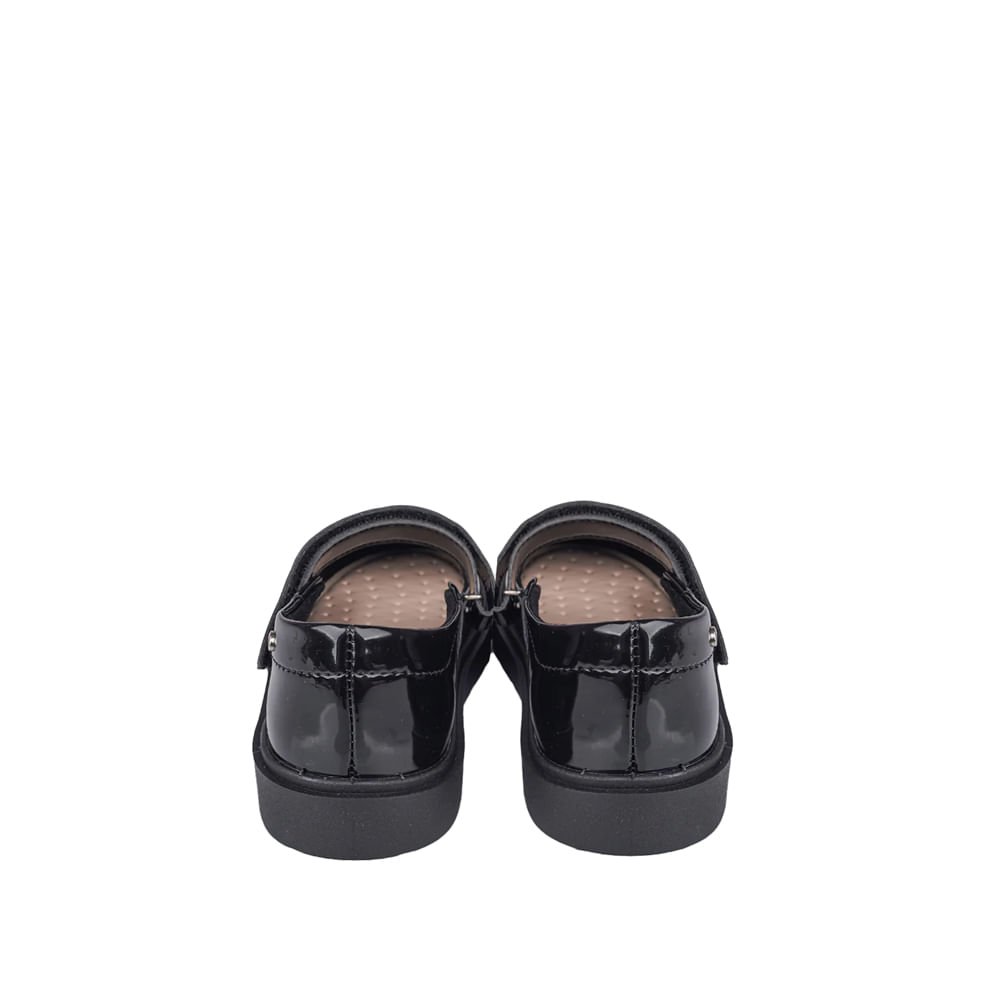 Sapato Infantil Pampili Boneca Tifany Verniz Preto Preto 3