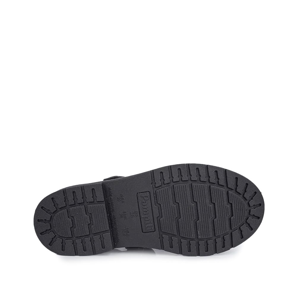 Sapato Infantil Pampili Boneca Tifany Verniz Preto Preto 2