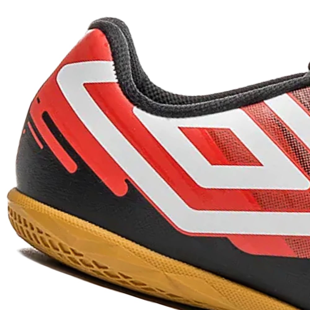 Chuteira Futsal Infantil Umbro Action Jr Preto/vermelho Preto/Vermelho 5