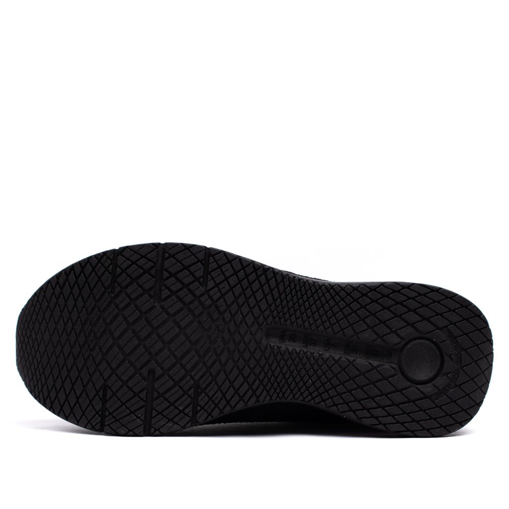 Tênis Feminino Comfortflex Tecido com Zíper Preto Preto 2