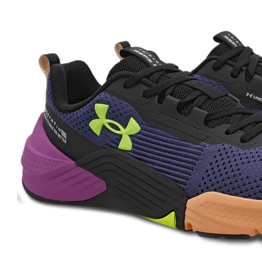 Tênis Feminino Under Armour Tribase Reps 2 Marinho/laranja Azul Marinho/Laranja 3