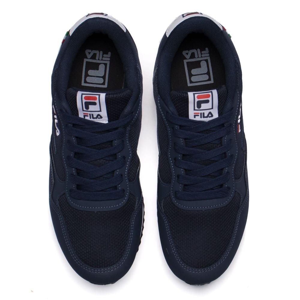 Tênis Masculino Fila Euro Jogger Sport II Marinho Azul Marinho 4