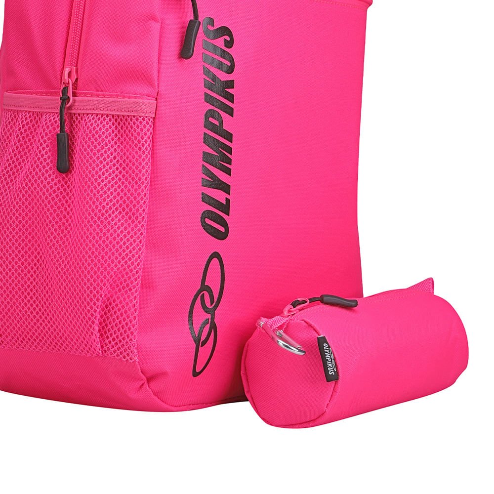 Mochila Unissex Olympikus Juvenil Pink Rosa 4
