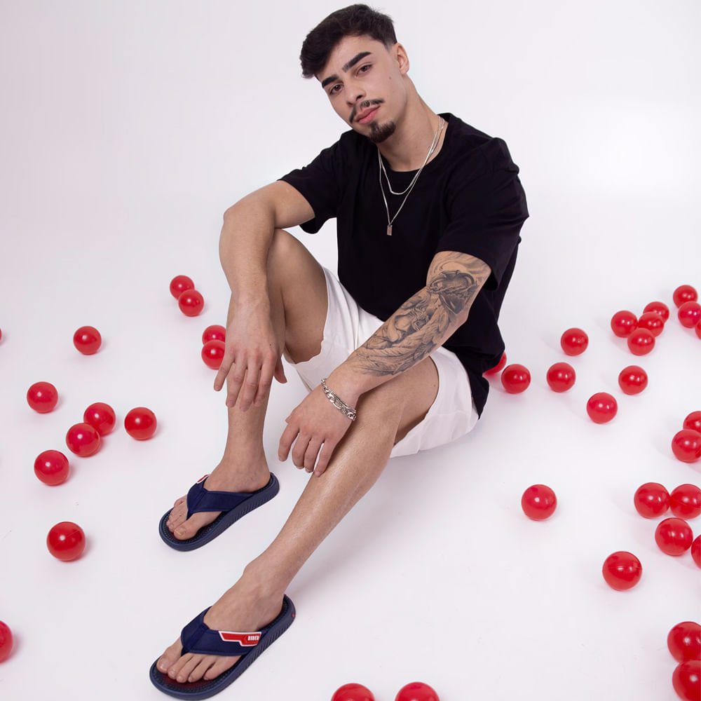 Chinelo Masculino Rider Infinity Max II Azul/vermelho Azul/Vermelho 5