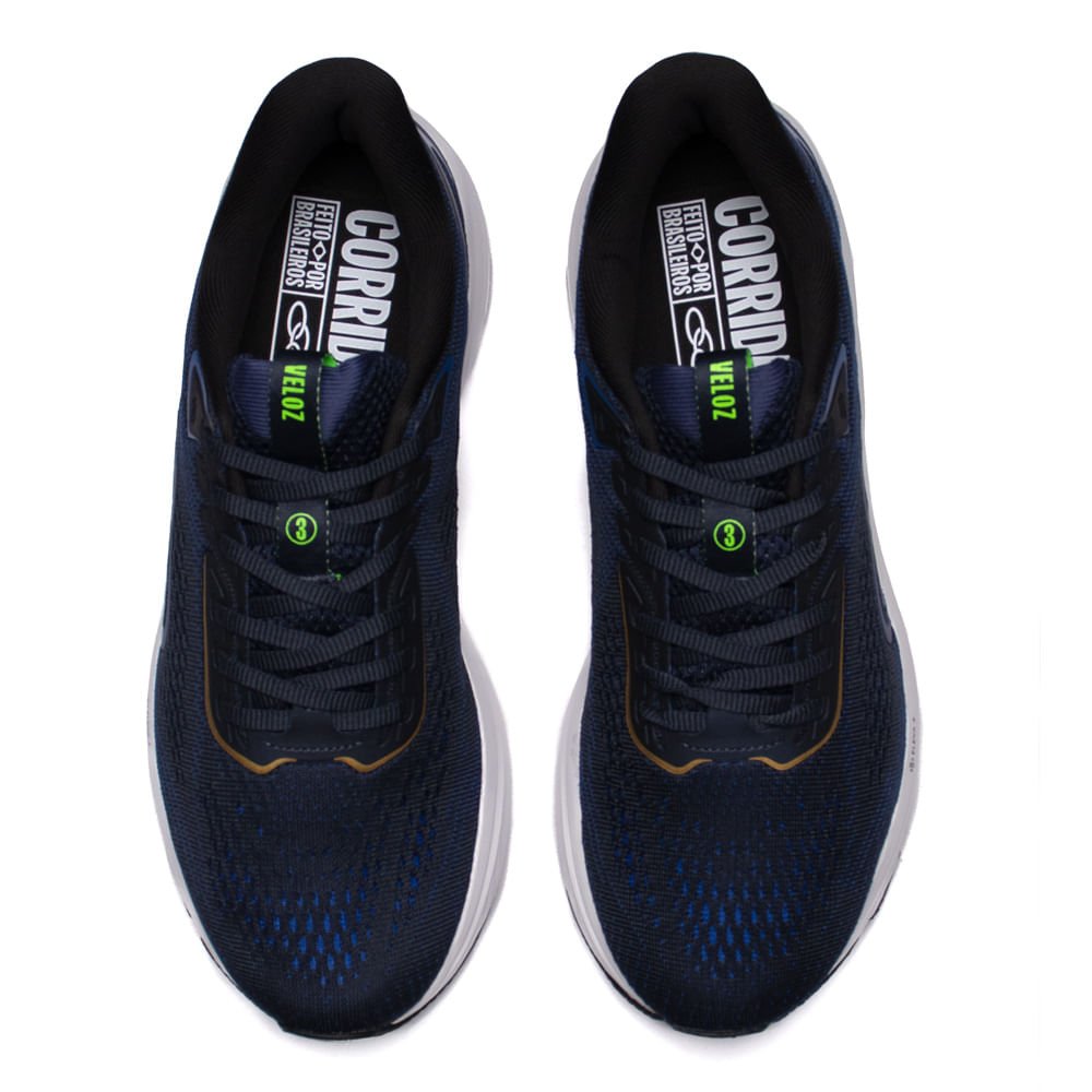 Tênis Masculino Olympikus Veloz 3 Marinho Azul Marinho 4