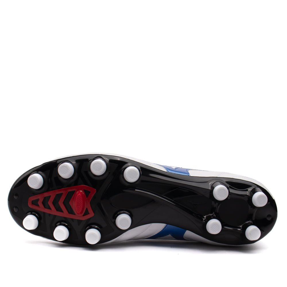 Chuteira de Campo Mizuno Morelia Classic MD Branco/azul Branco/Azul 2