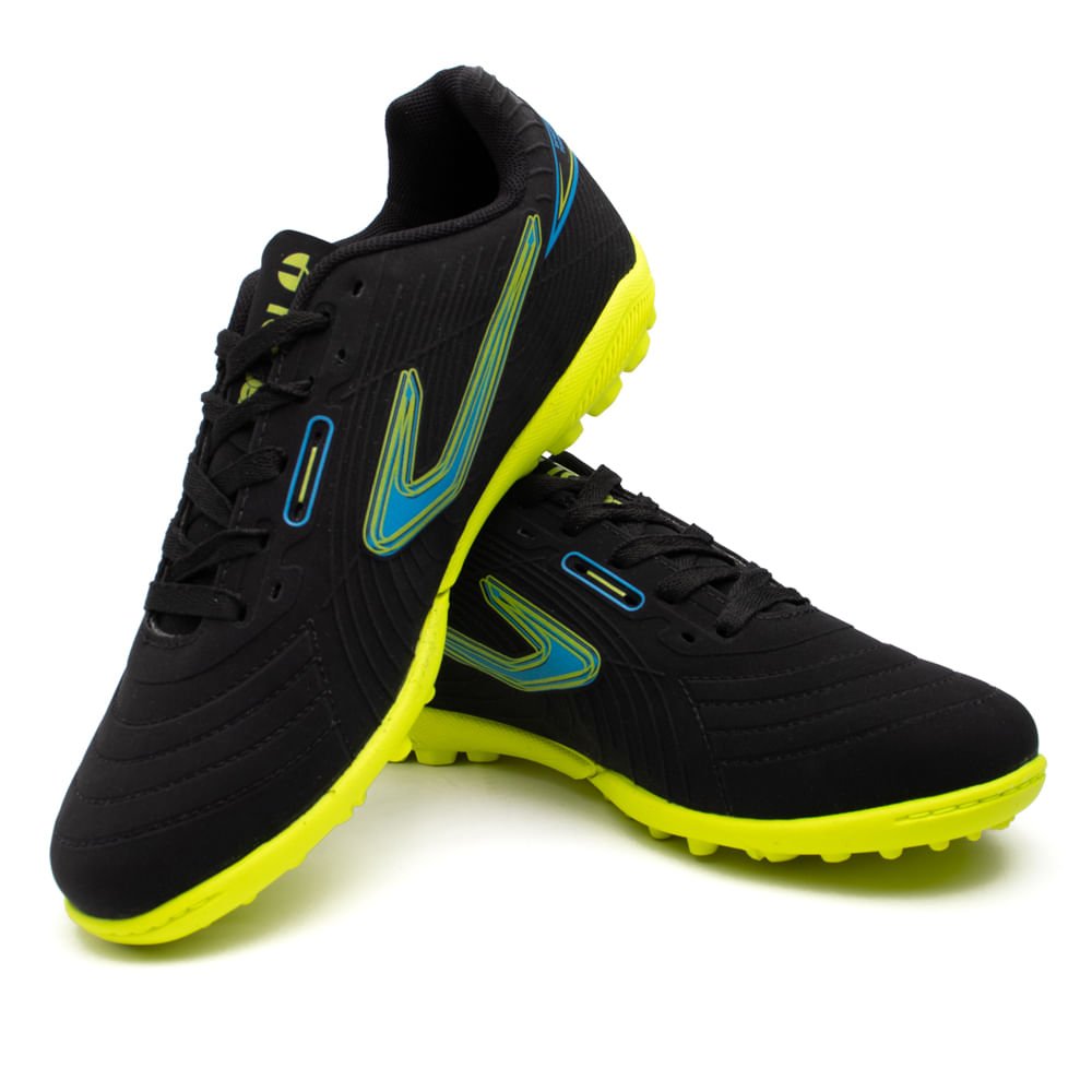 Chuteira Society Topper Cup VI Preto/amarelo Preto/Amarelo 7