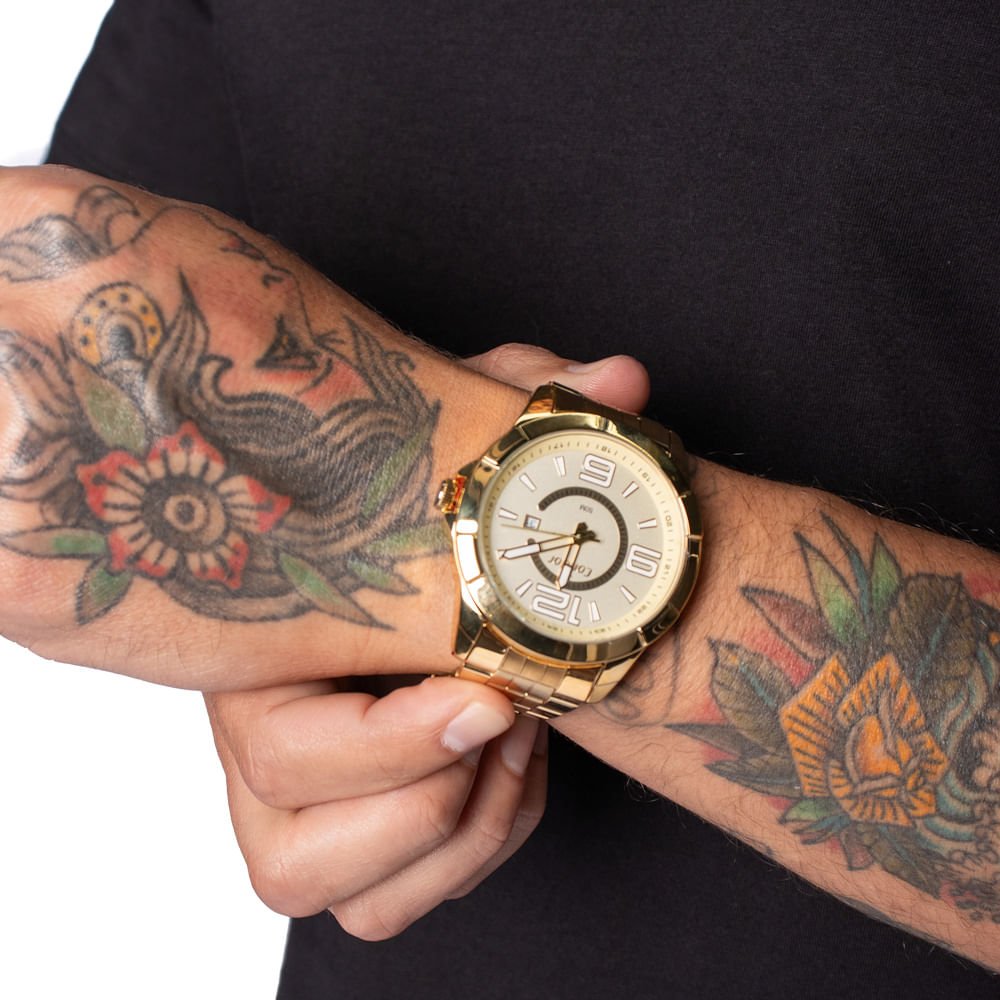 Relógio Masculino Condor Analógico CO2115MVZ/4X Dourado Dourado 5