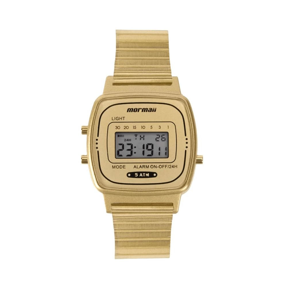 Relógio Feminino Mormaii Vintage Digital MO13722/7D Dourado