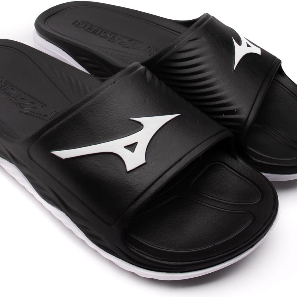 Chinelo Slide Masculino Mizuno Enerzy Preto/branco Preto/Branco 6
