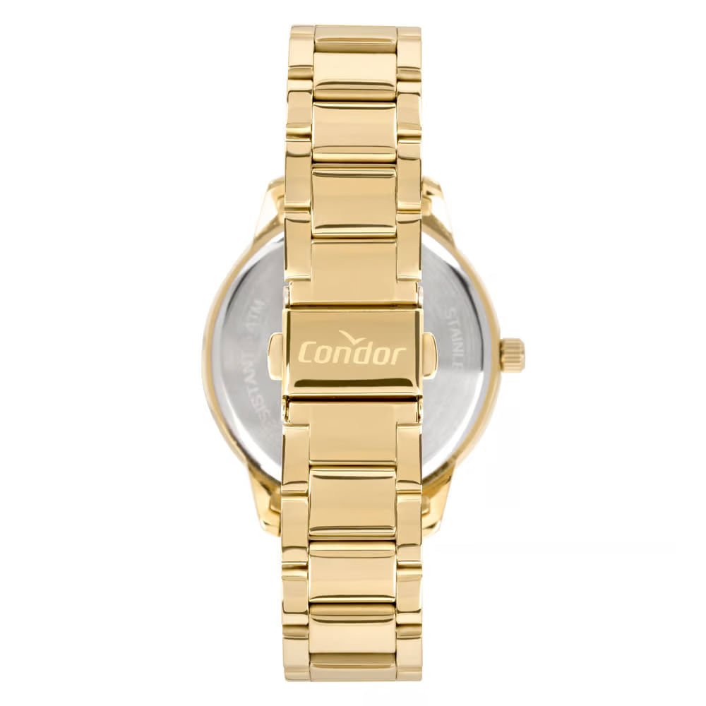 Relógio Feminino Condor Analógico COPC21AEDO/K4P com Conjunto Dourado Dourado 3