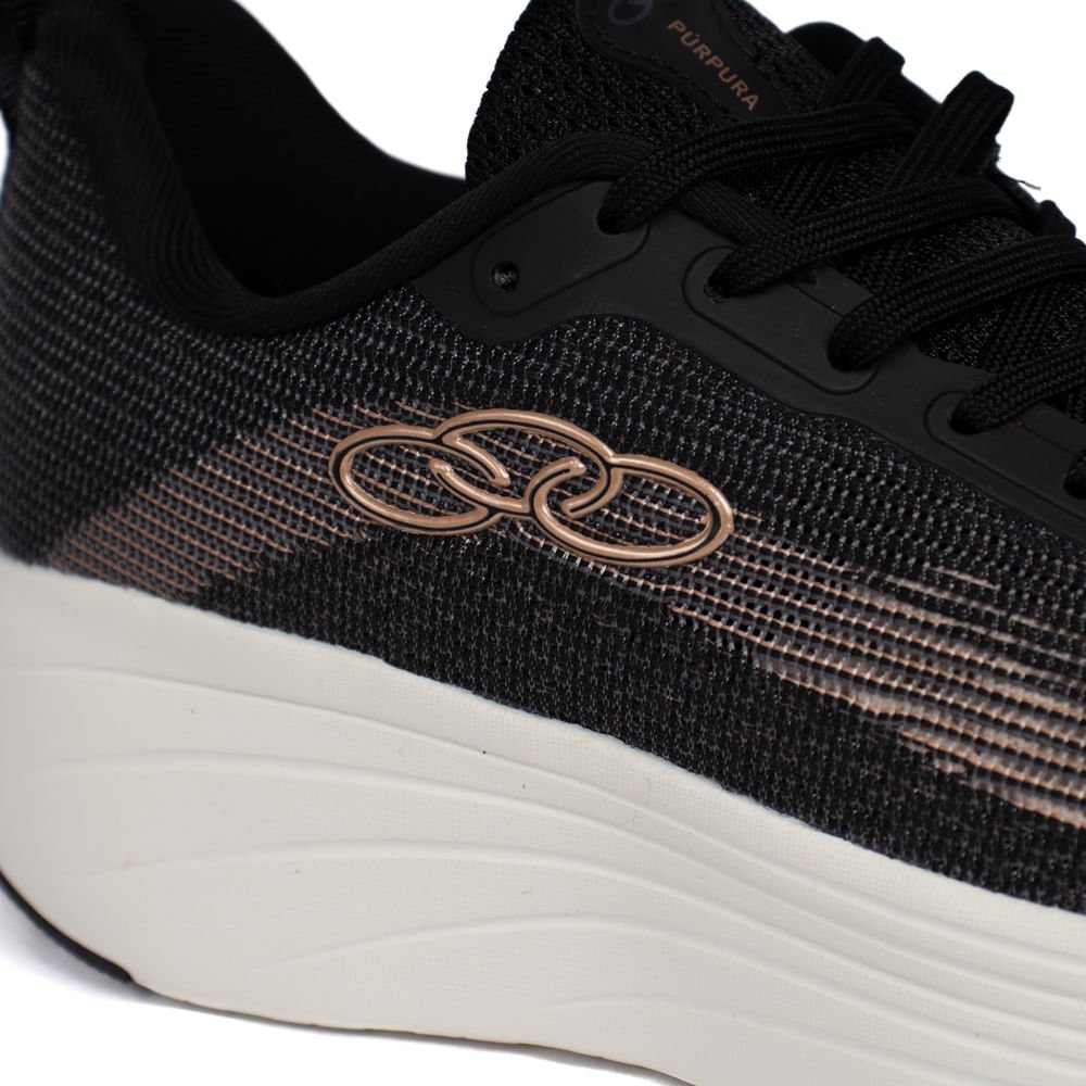 Tênis Feminino Olympikus Purpura Preto Preto 5