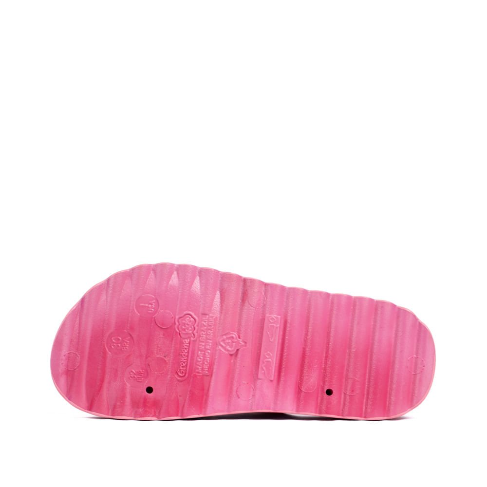 Chinelo Slide Infantil Grendene Disney Summer Divertidamente Rosa Rosa 3