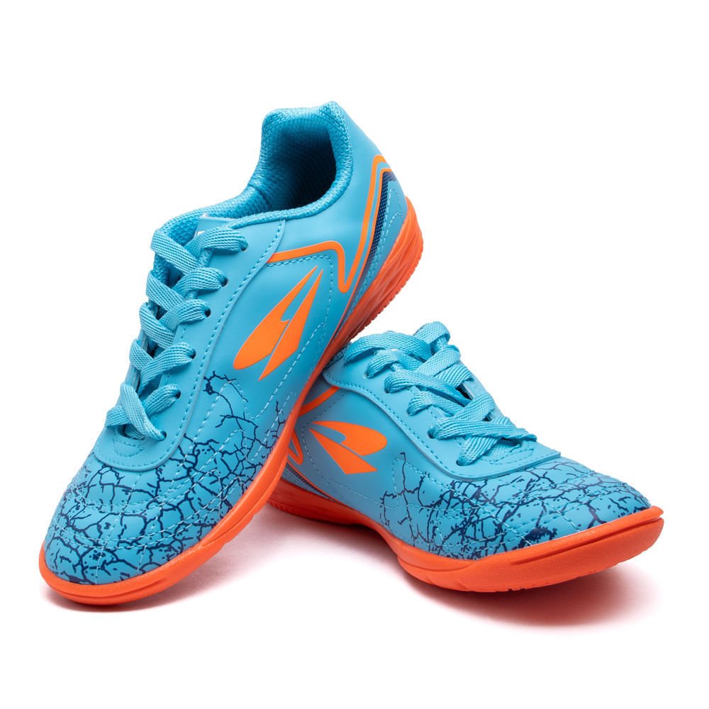 Chuteira Futsal Infantil Dray Foorcy Azul/laranja Azul/Laranja 5