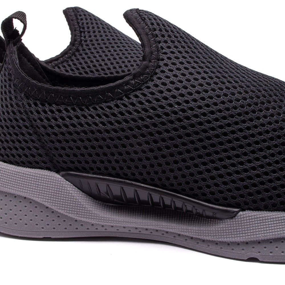 Tênis Infantil Molekinho em Tecido Calce Fácil Preto Preto 6