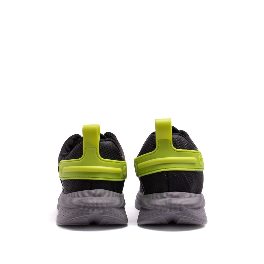 Tênis Infantil Molekinho com Microfuros Preto/verde Preto/Verde 3