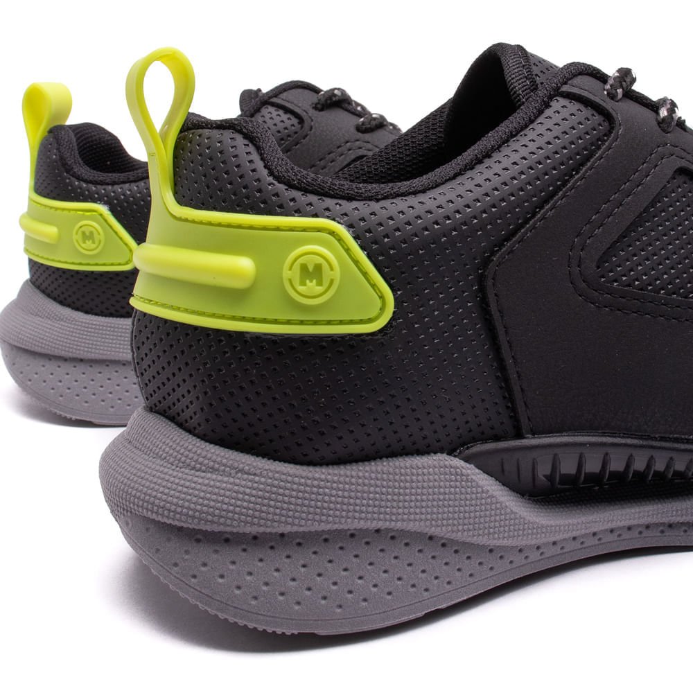 Tênis Infantil Molekinho com Microfuros Preto/verde Preto/Verde 6