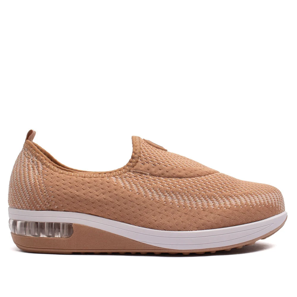 Tênis Feminino Modare Slip On Tecido Nude