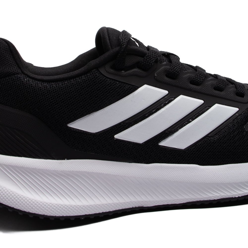 Tênis Masculino Adidas Runfalcon Preto/Branco Preto/Branco 4