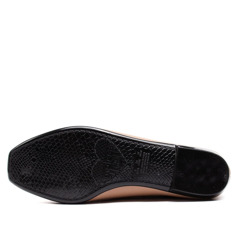 Sapatilha Feminina Moleca Bico Quadrado Nude Bege 2