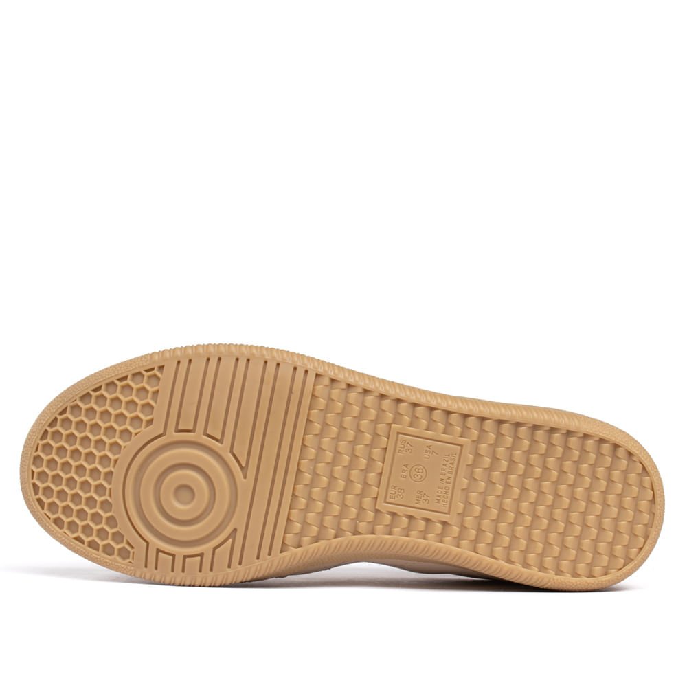 Tênis Feminino Ramarim Napa SNK 001 Bege Claro/Verde Bege 2