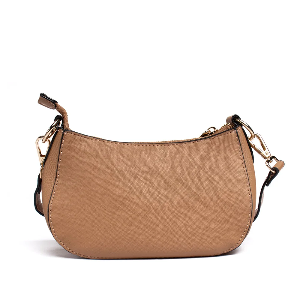 Bolsa Feminina WJ Transversal Pequena Caramelo Marrom 2