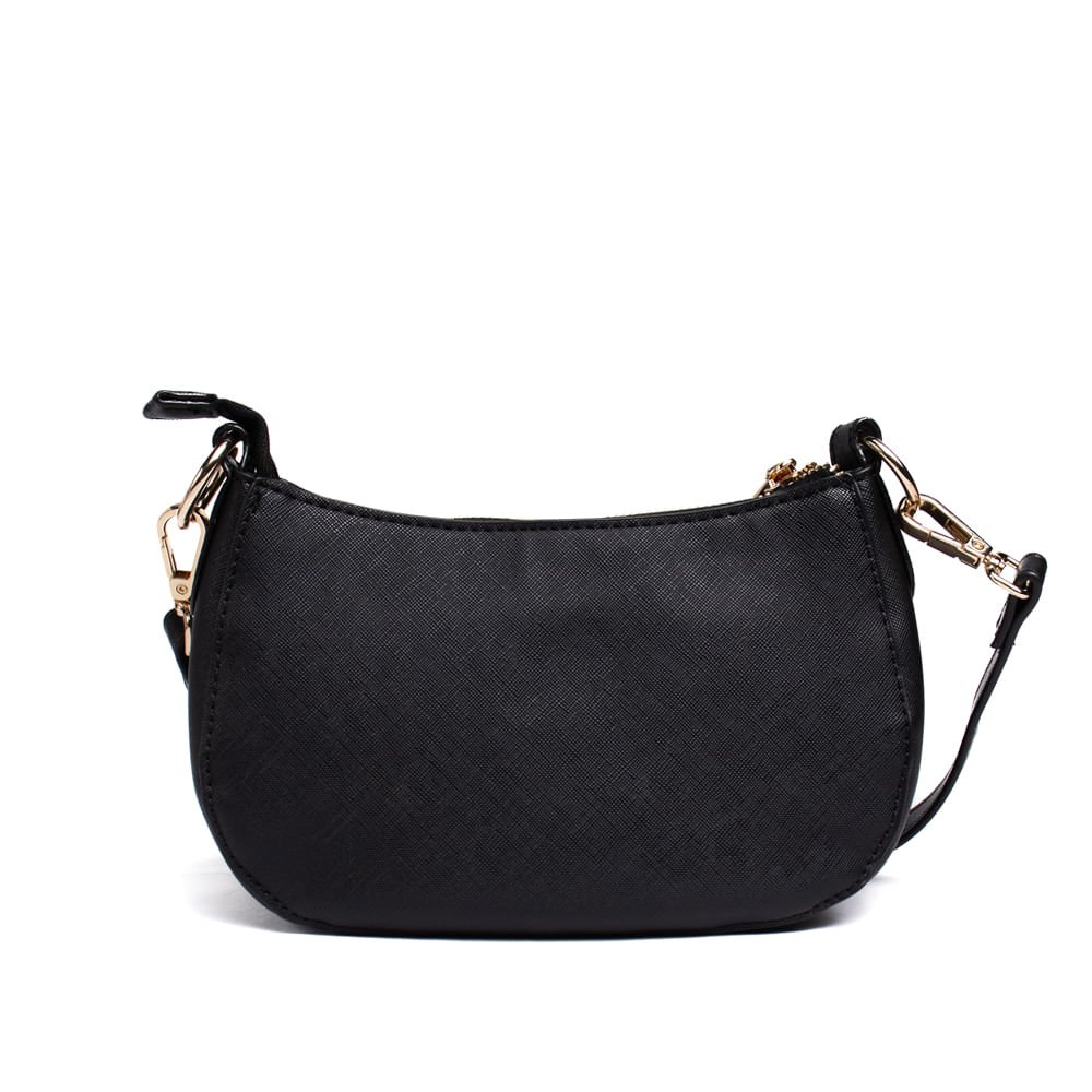 Bolsa Feminina WJ Transversal Pequena Preto Preto 2