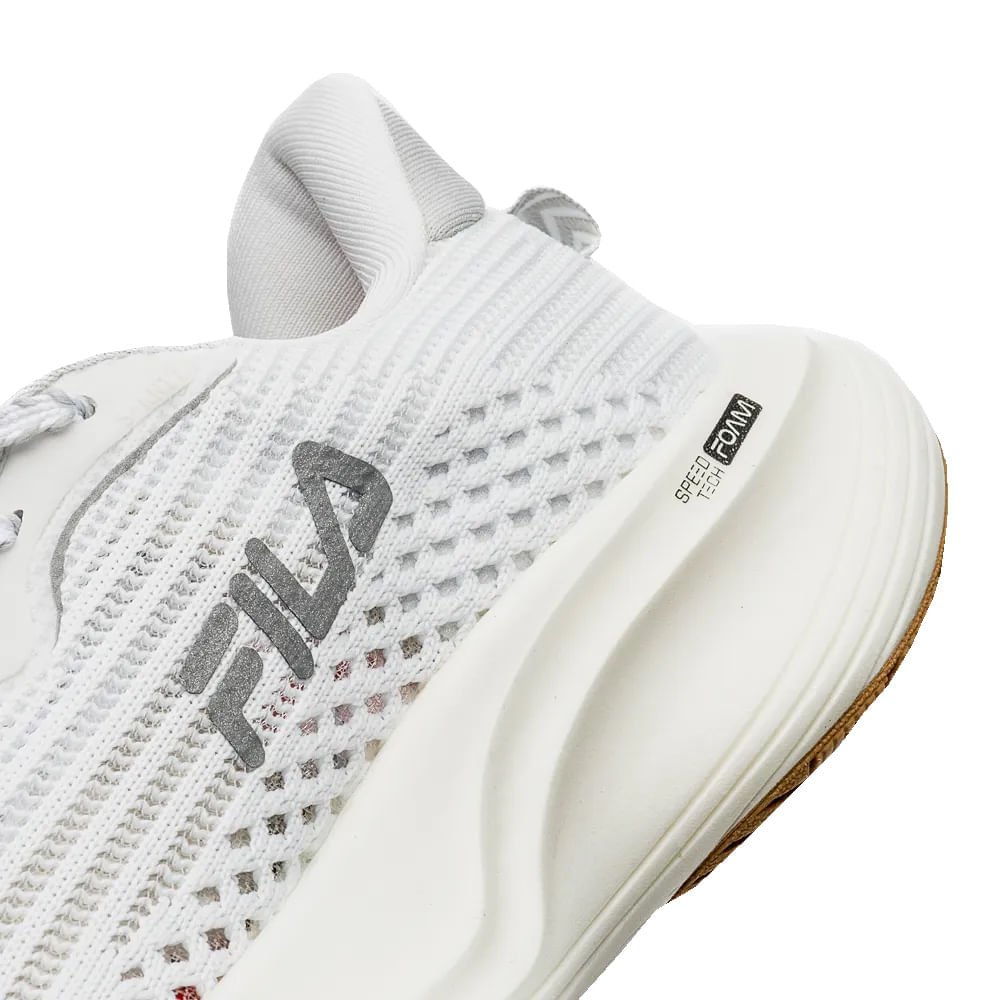 Tênis Feminino Fila Racer Speedzone Branco/prata Branco/Prata 5