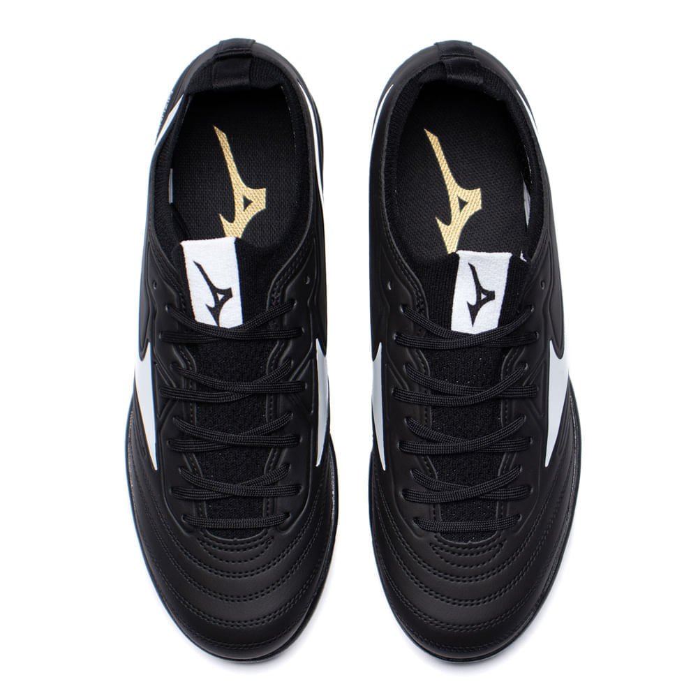 Chuteira Society Mizuno Regent AS Preto/branco Preto/branco 4
