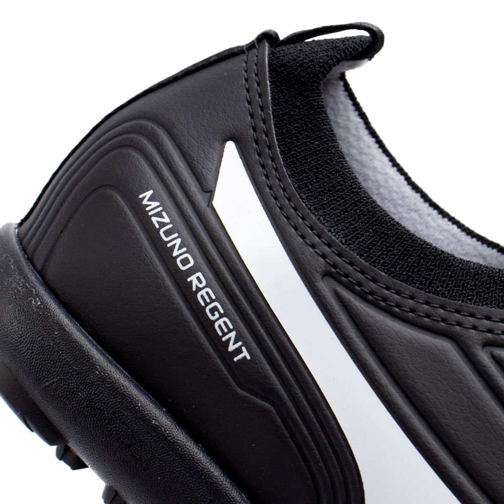 Chuteira Society Mizuno Regent AS Preto/branco Preto/branco 6
