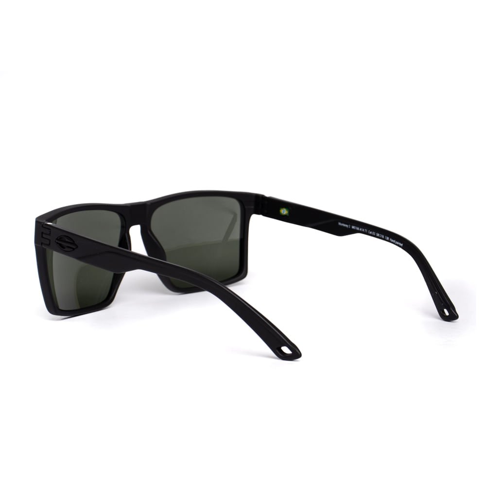 Óculos de Sol Unissex Mormaii Monterey 2 Fosco Preto Preto 3