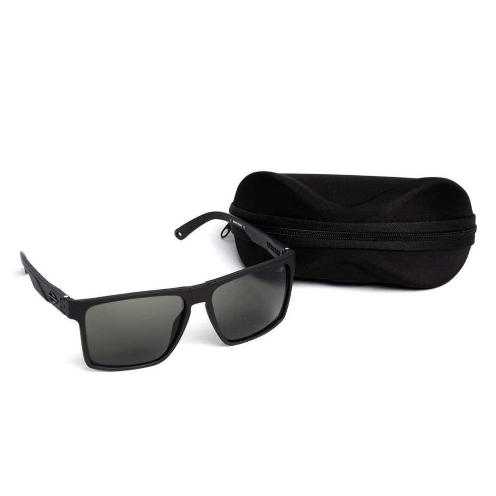 Óculos de Sol Unissex Mormaii Monterey 2 Fosco Preto Preto 5