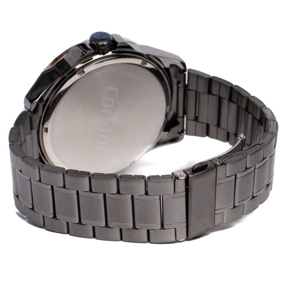 Relógio Masculino Condor COPC32BU/K4C com Acessório Multiuso Prata/Dourado Prata/Dourado 2