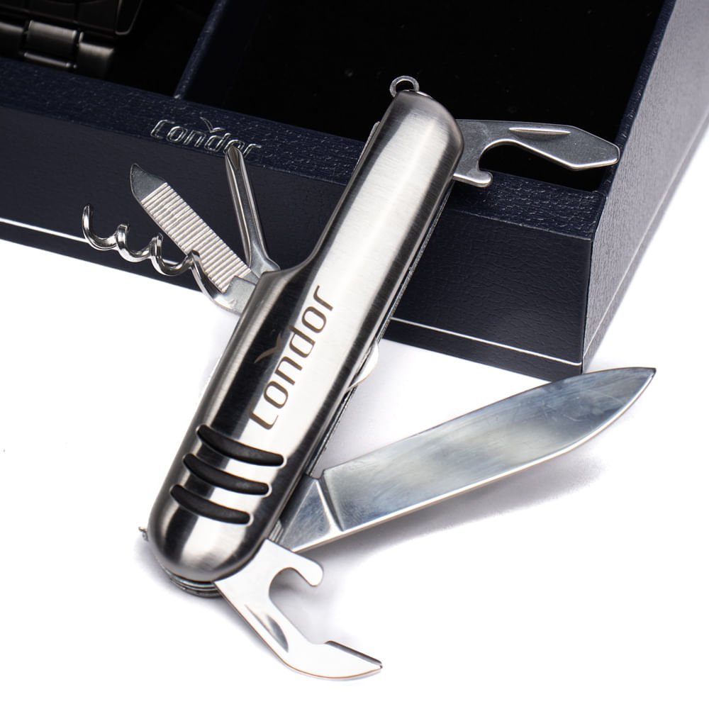 Relógio Masculino Condor COPC32BU/K4C com Acessório Multiuso Prata/Dourado Prata/Dourado 4