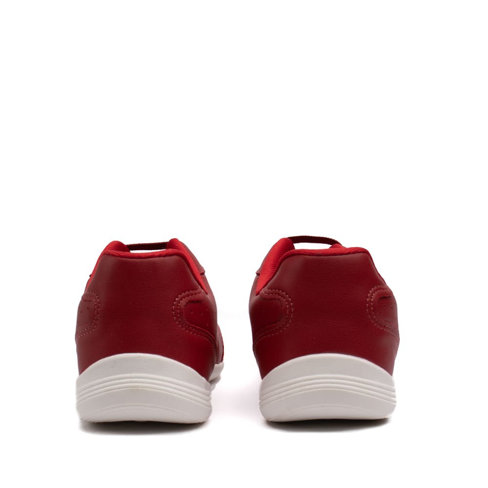 Tênis Feminino Kolosh Casual de Calce Fácil Vermelho Vermelho 3