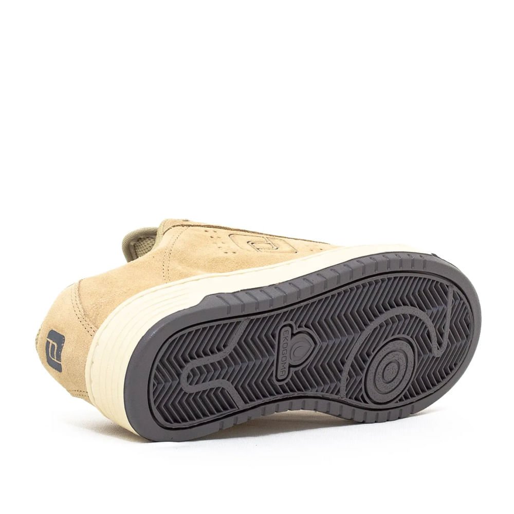 Tênis Masculino Freeday Jab Camurça Creme Bege 2