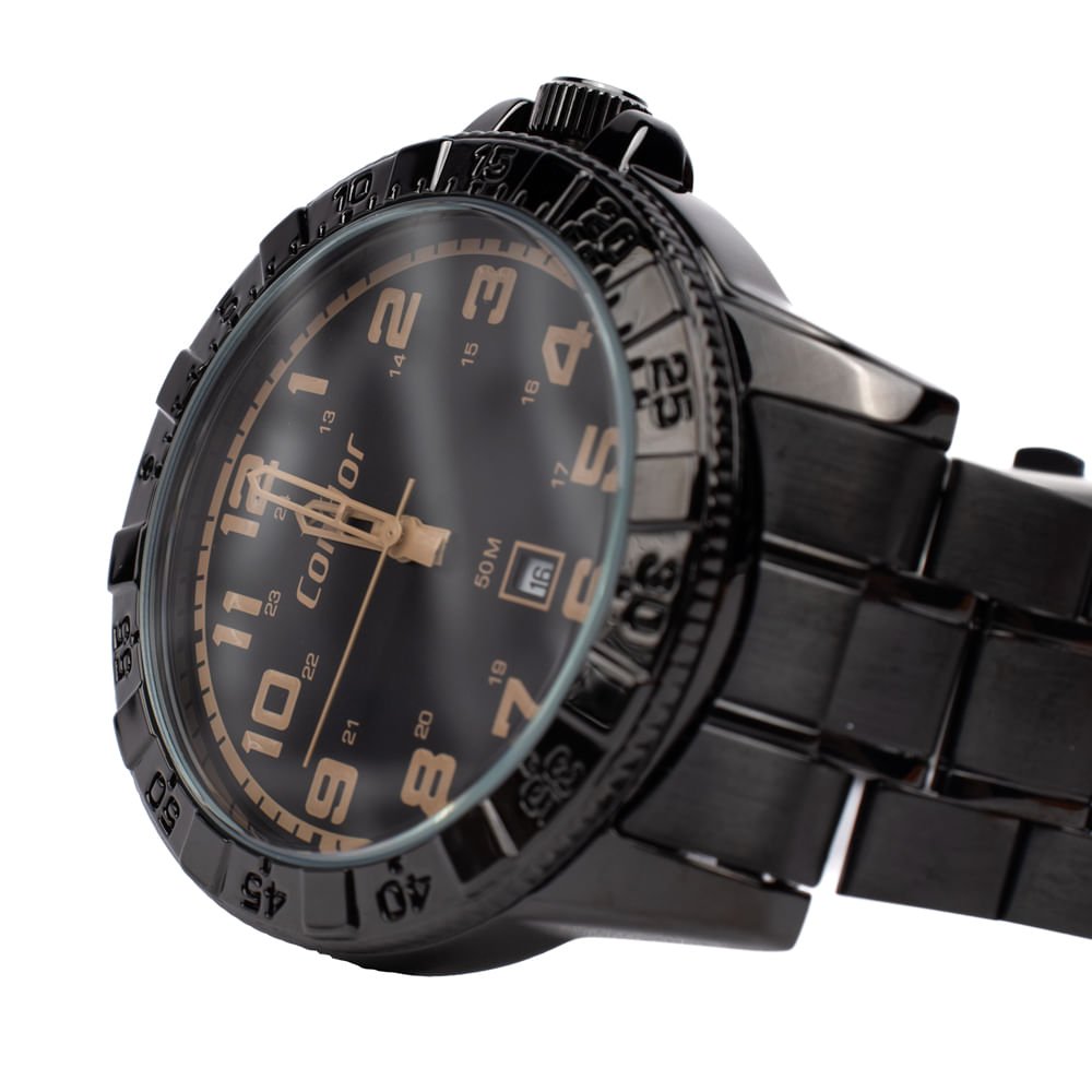 Relógio Masculino Condor CO2115NAM/K4P c/ Acessório Multiuso Preto Preto 3
