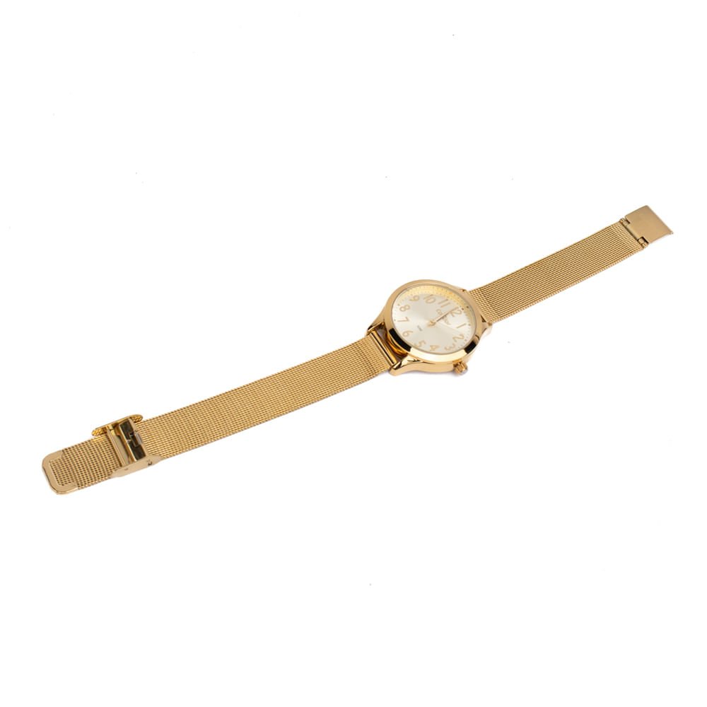 Relógio Feminino Condor com Brilho CO2039MUC/K4D com Conjunto Dourado Dourado 6