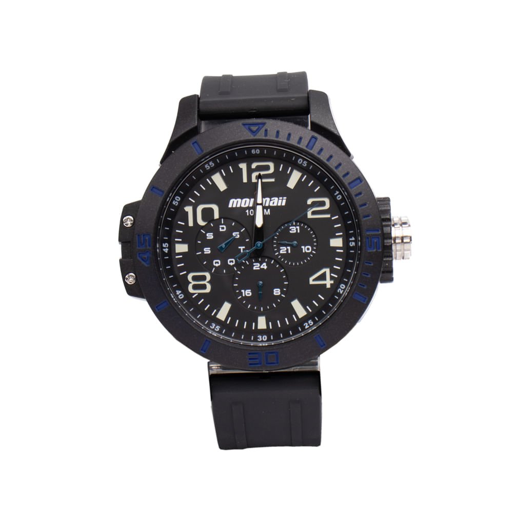 Relógio Masculino Mormaii Analógico MO6P29AS/8A Preto