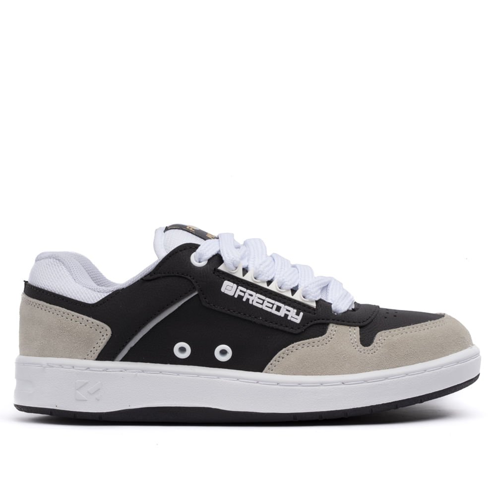 Tênis Masculino Freeday Moment Preto/bege