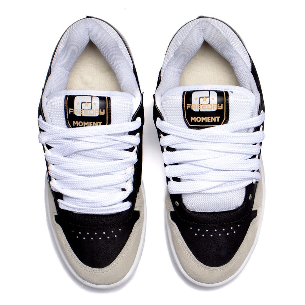 Tênis Masculino Freeday Moment Preto/bege Preto/Bege 4