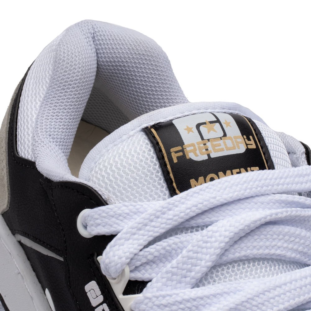 Tênis Masculino Freeday Moment Preto/bege Preto/Bege 5