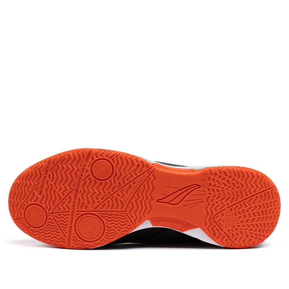 Chuteira Futsal Penalty Brasil 70 Y-1 Preto/coral Preto/Laranja 2