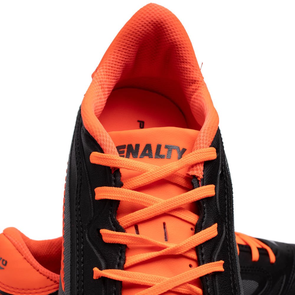 Chuteira Futsal Penalty Brasil 70 Y-1 Preto/coral Preto/Laranja 7
