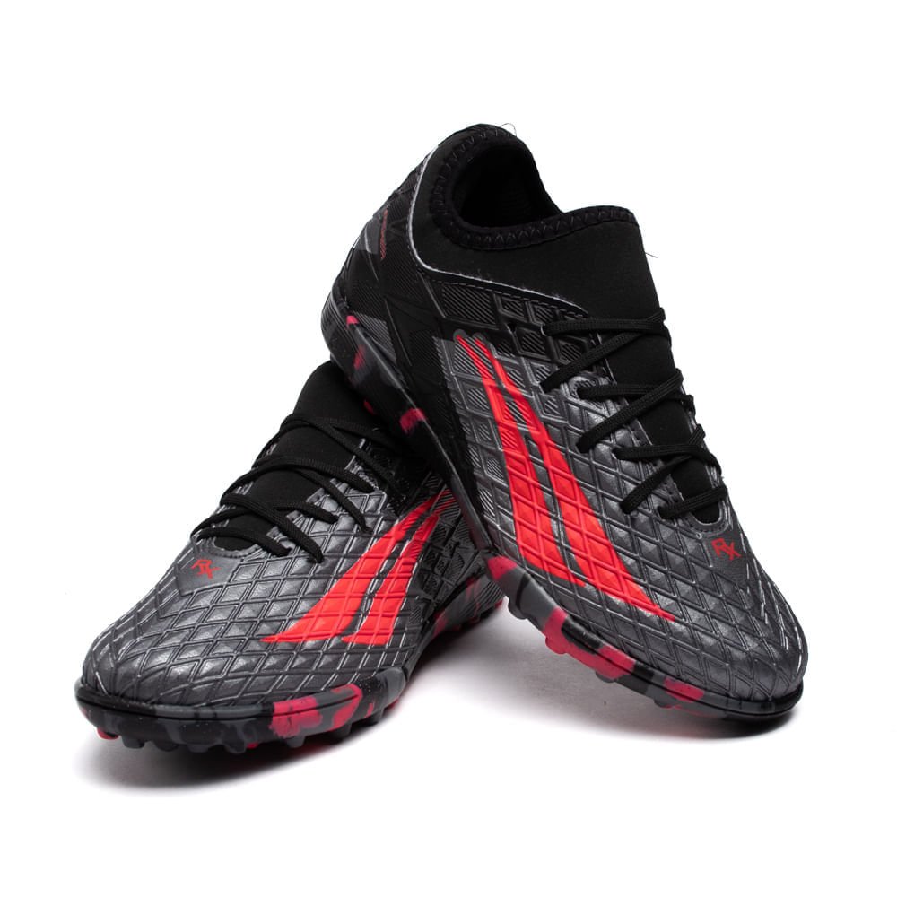 Chuteira Society Infantil Penalty Rx Locker Kids Y-3 Cinza/pink Cinza/Pink 5