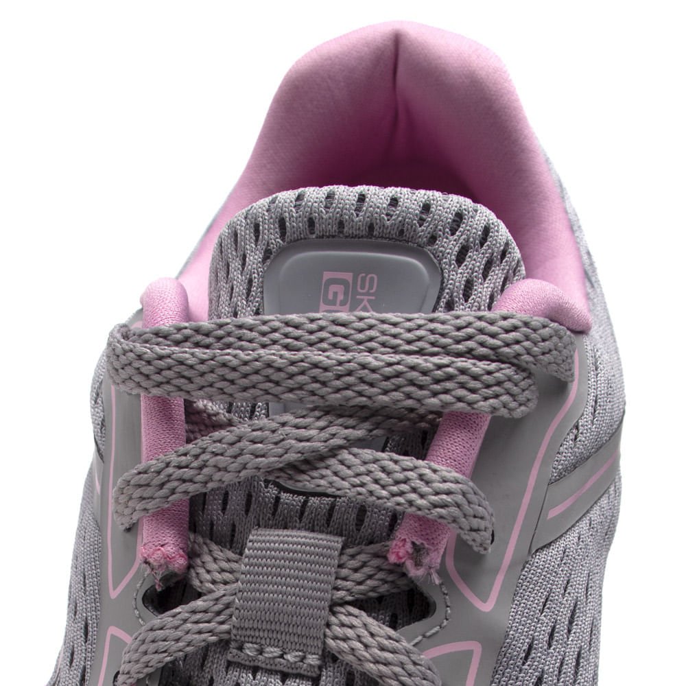 Tênis Feminino Skechers Go Run Consistent 2.0 Cinza/Rosa Cinza/Rosa 6